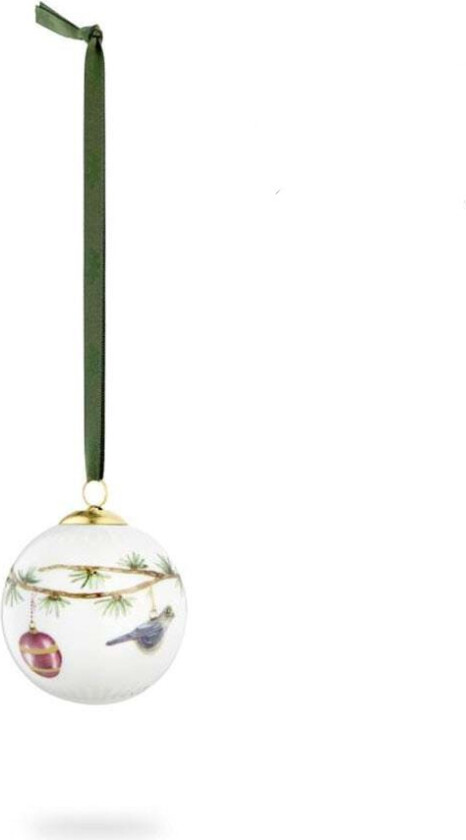 Hammershøi Julekule 2019 Ø6 cm hvit