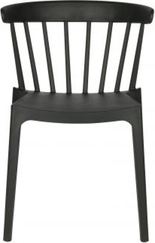 Bliss bars stol plast svart 2 stk