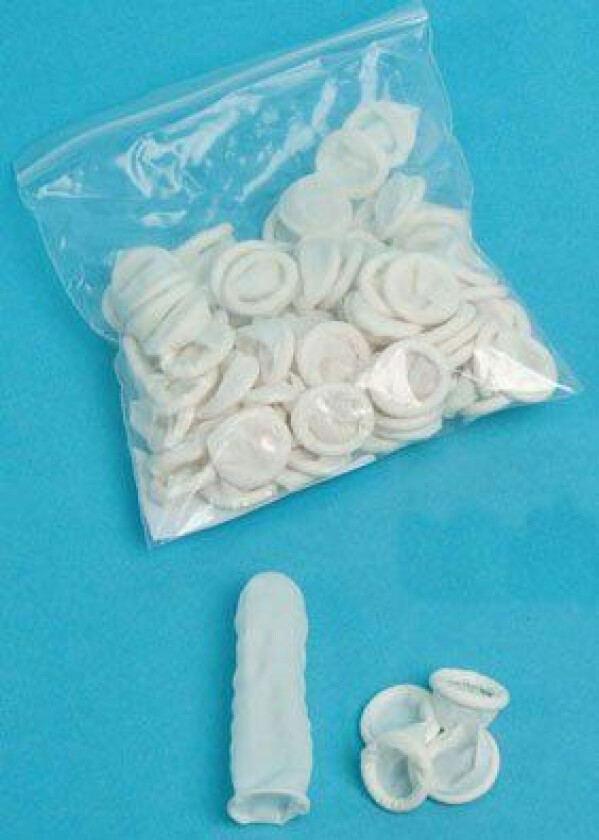 Latex finger - Trimming tilbehør (S)
