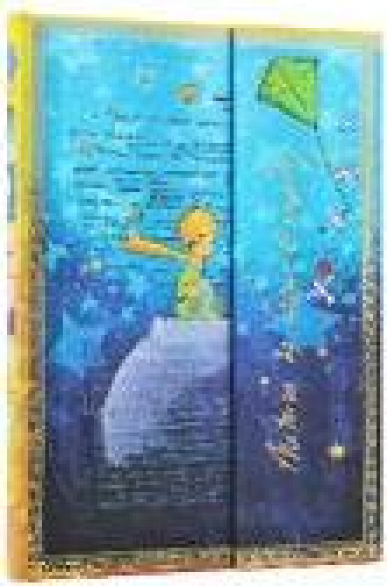 Saint-Exupéry, The Little Prince (Embellished Manuscripts Collection) Midi Unlined Hardcover Journal (Wrap Closure)