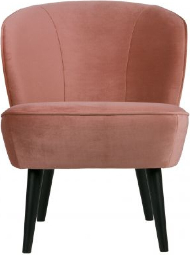 Sara lenestol Velur Gammelrosa