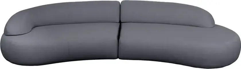 Mellow 4-seters sofa Grå