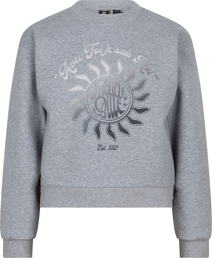 Indisk Blue Jeans Genser - Dark Grey Melange - Indian Blue Jeans - 14 år (164) - Genser