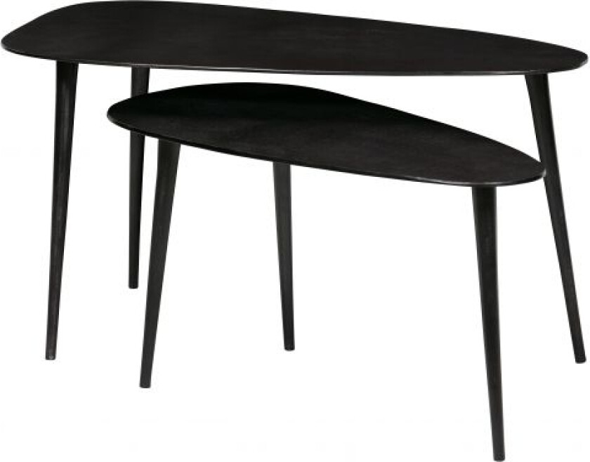 Triangle Sidebort Sett 2 stk Sort