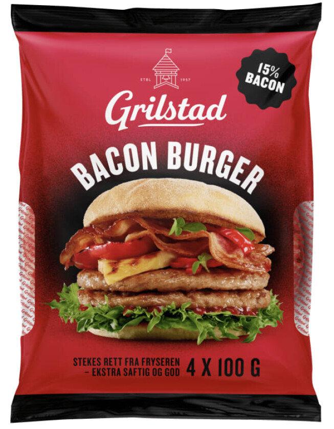 Baconburger 4x100g