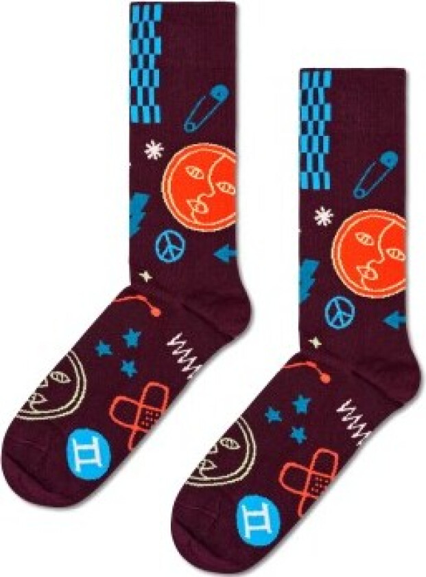 Happy Sock Zodiac Signs Gemini Sock