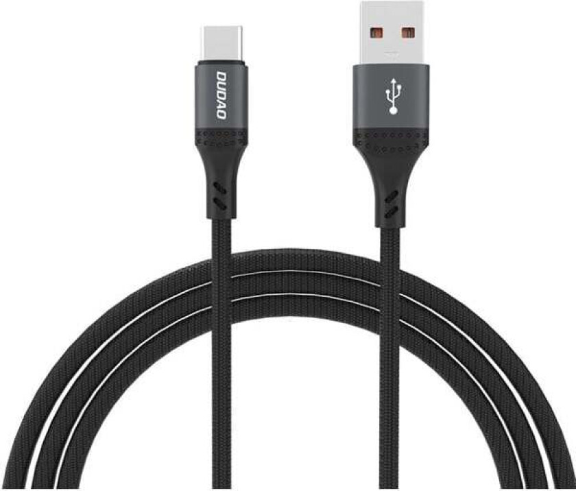 L3ST USB-A - USB-C 5A Cable 1.2m Braided - Black
