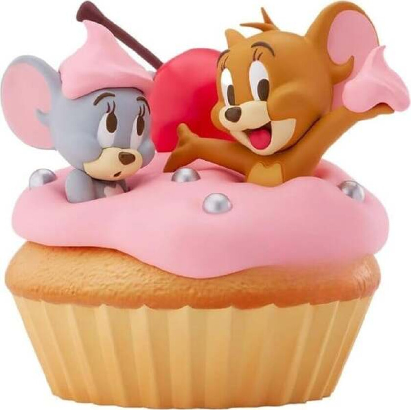Tom & Jerry Big Soft Vinyl Jerry & Tuffy Sweet Cupcake Figure (11cm) - Figur