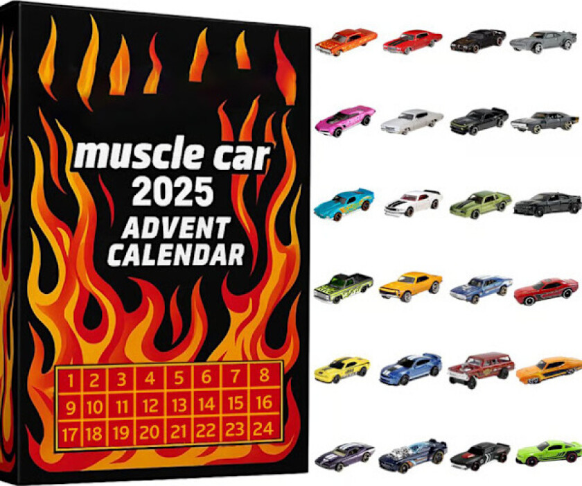 Hot Wheels Bil Adventskalender 2025-FS