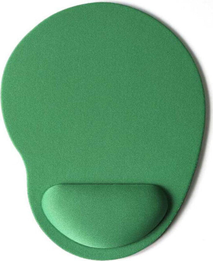 Grønn musematte med gelpute - Gaming håndleddstøtte - Musematte w