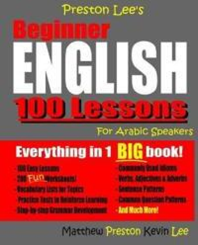 Preston Lee's Beginner English 100 Lessons For Arabic Speakers
