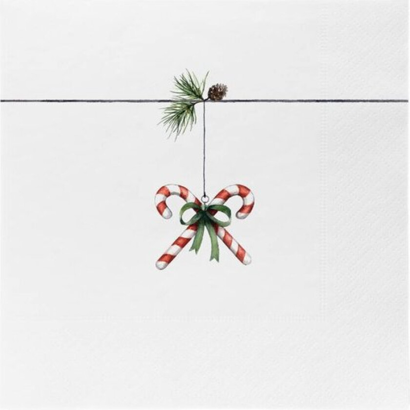 Tradisjon juleserviett lunsj 33x33 cm 20 stk polka