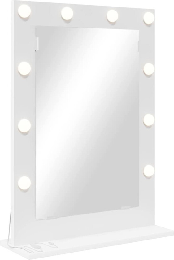 sminkespeil Hvit Tre, Speil, Glass 70 x 50 x 18 cm Speil