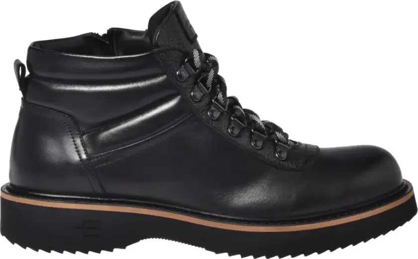 Herre, Sko, Svart, 43 EU