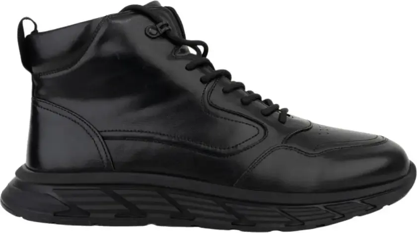 Herre, Sko, Svart, 45 EU