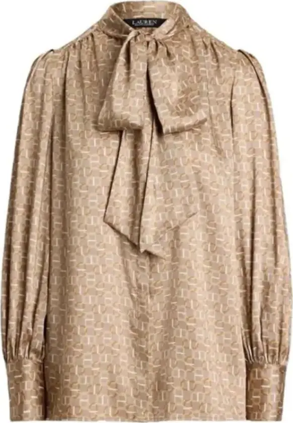 Dame, Bluser & Skjorter, Beige, M