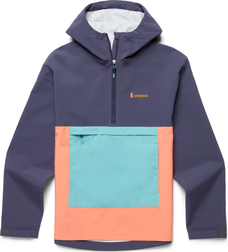 Women's Cielo Rain Anorak Graphite/Hot Punch XS, Graphite/Hot Punch