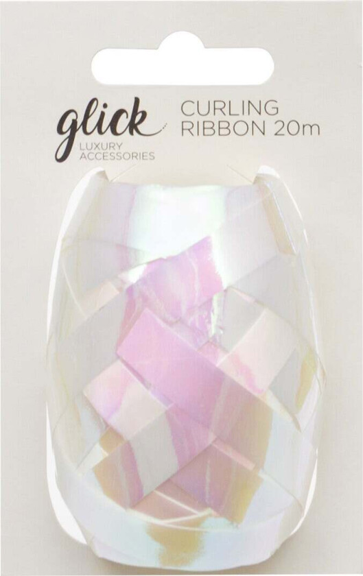 Gavebånd 1cm x 20m Irridescent White