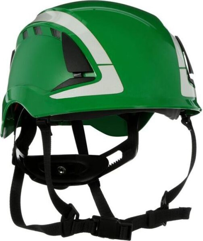 SecureFit X5004V Vernehjelm dobbelt godkjenning, ventilert, refleks Grønn