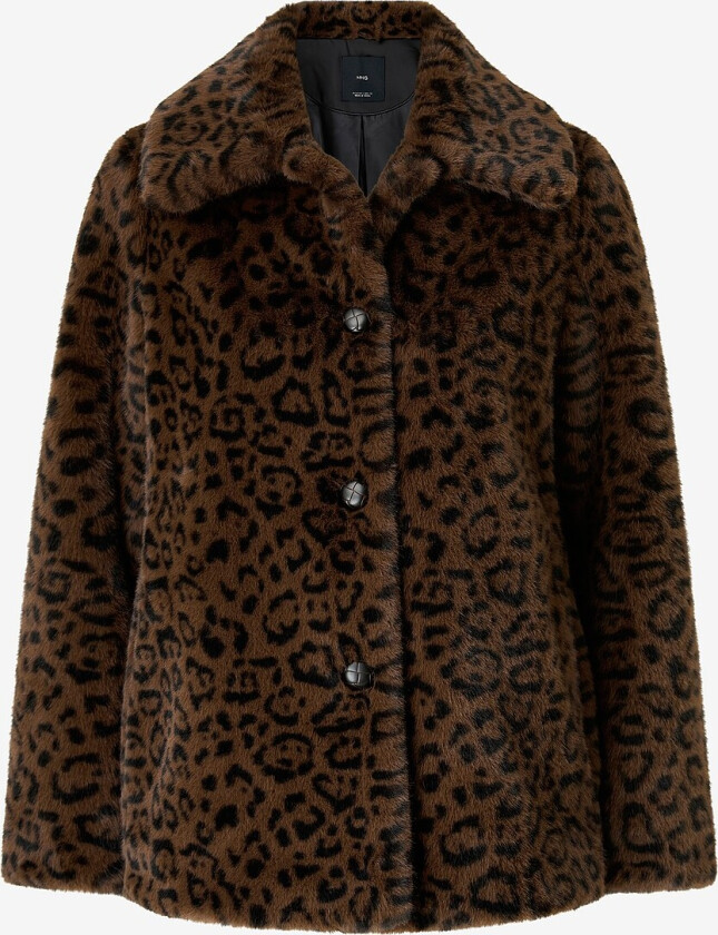 Frakk av juksepels Zurich - Brun