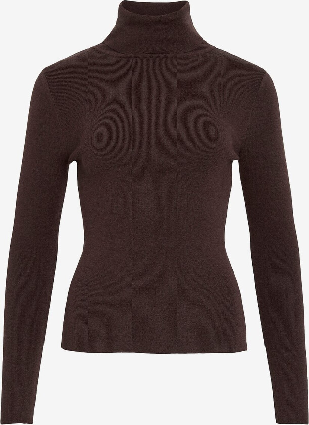 Pullover viAmaria L/S Rollneck Knit Top/ka - Brun