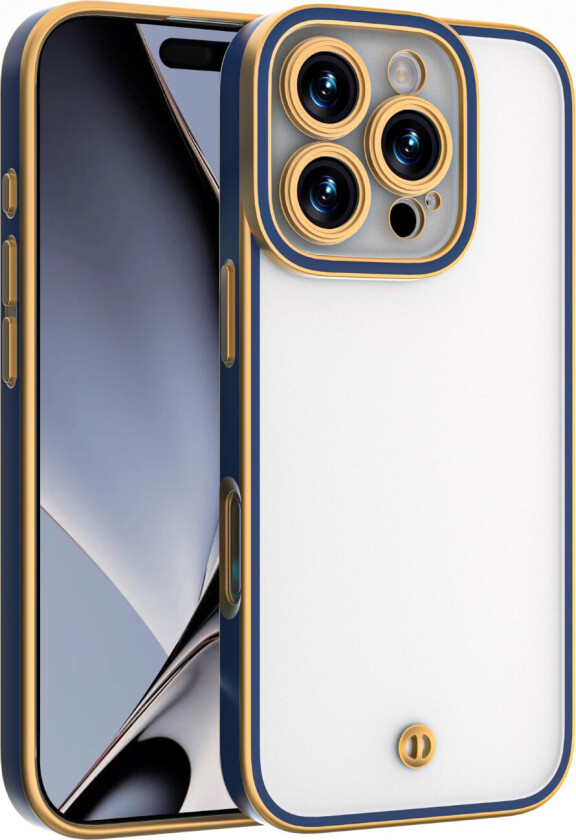 Silky Gold Deksel for iPhone 17 Air - Blå