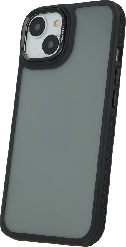 Crystal Black Deksel for iPhone 16e - Svart
