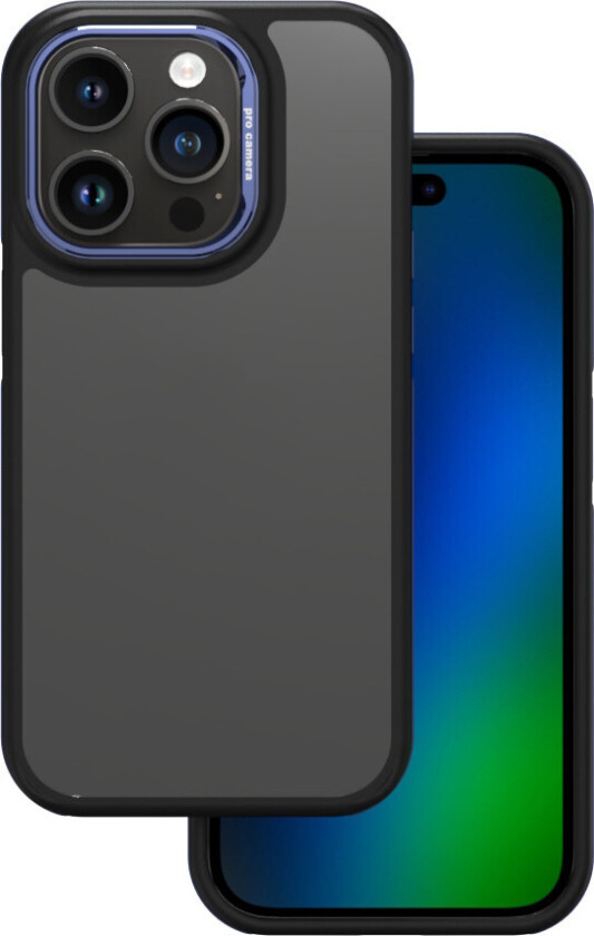 Crystal Black Deksel for iPhone 16e - Blå