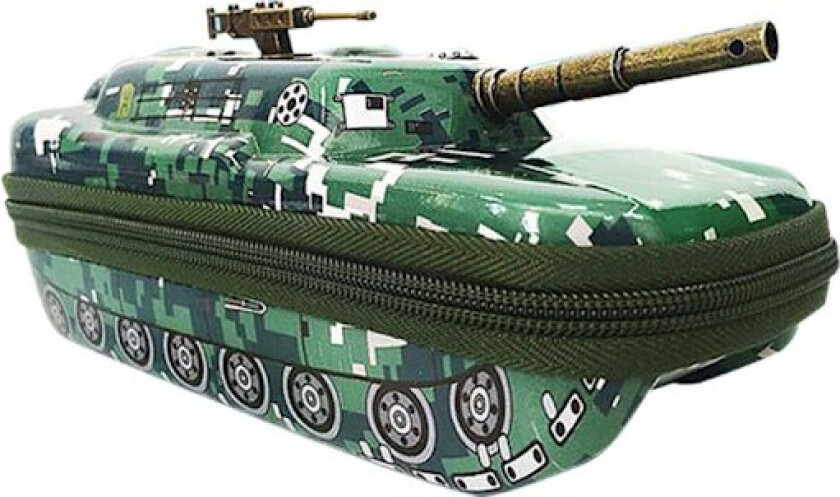 1 stk. Pennal, Skrivesakerboks, Kreativ Tank Skrivesakerpose, Pennal med Stor Kapasitet, Skrivesakerutstyr