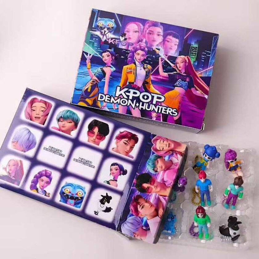 K-POP-julekalender, 12-hulls nøkkelringpynt Den perfekte julegaven for K-POP-fans