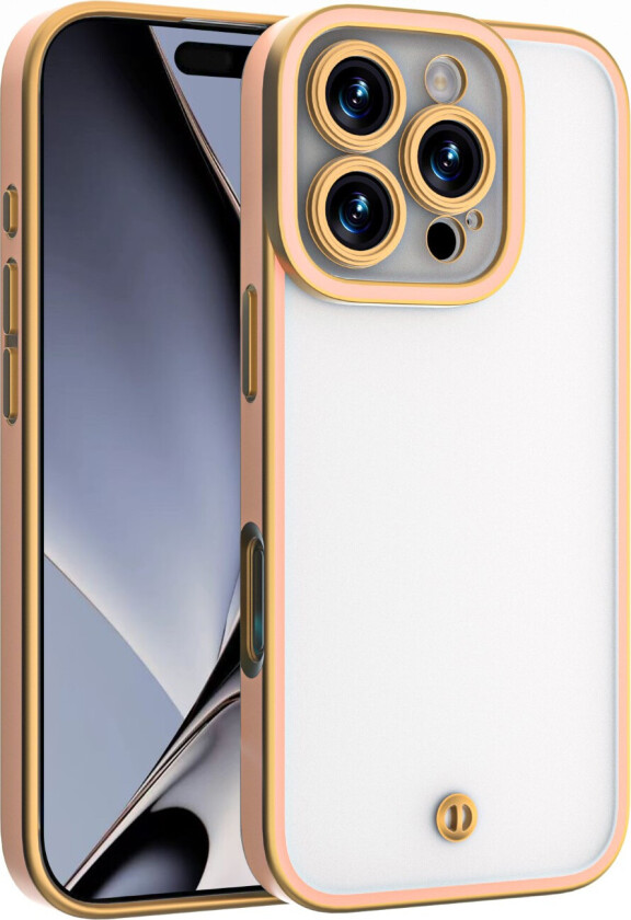 Silky Gold Deksel for iPhone 17 Air - Rosa