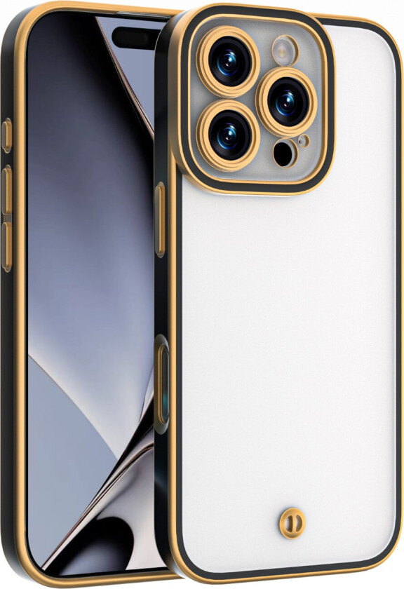 Silky Gold Deksel for iPhone 17 Air - Svart