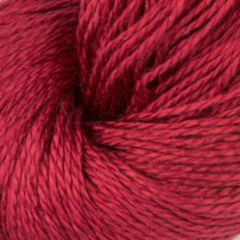 BC Yarn Jaipur Silk Fino 20 kardinalrød