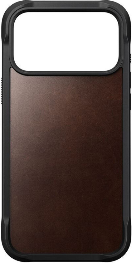 Nomad Rugged Horween lærdeksel for iPhone 17 Pro Max - Rustic Brown