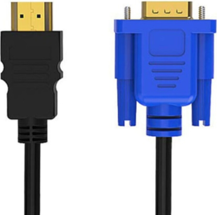 HDMI til VGA-kabel 1,8 m 1080P Full HD-støtte PC, bærbar PC, DVD, HD