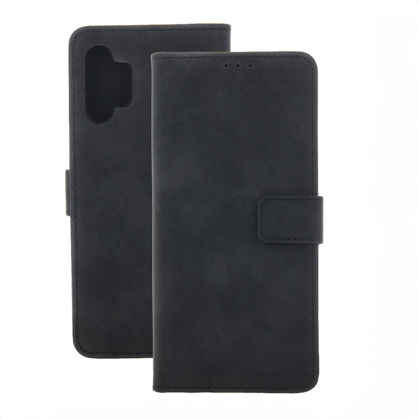 Smart Velvet Deksel for iPhone 16e - Svart
