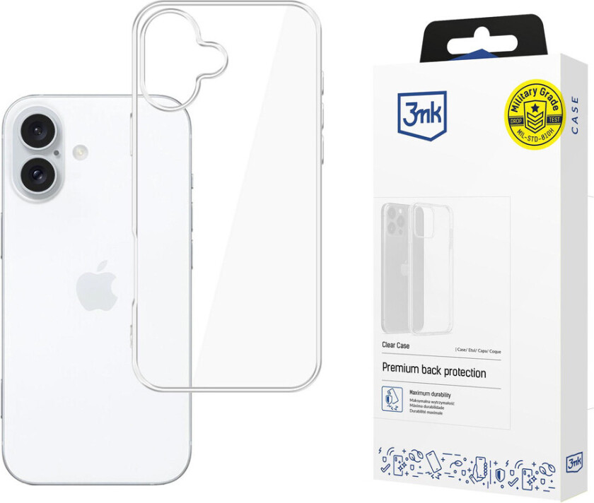 Clear Cover for iPhone 17 - Gjennomsiktig