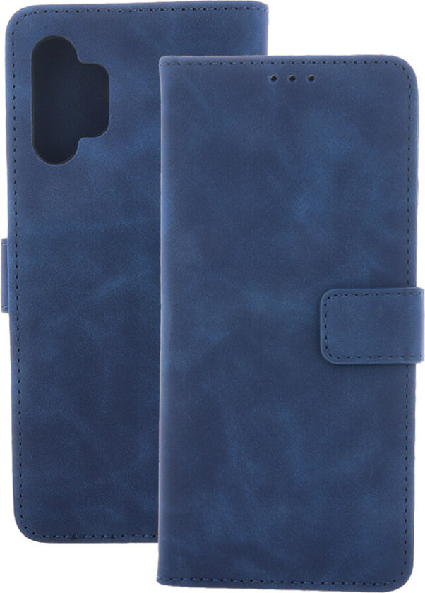 Smart Velvet-deksel for iPhone 16e - Marineblå