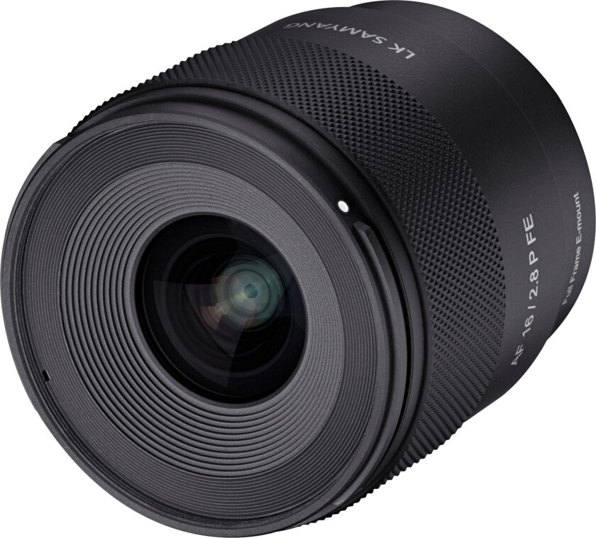 AF 16mm f/2.8 FE Vidvinkelobjektiv â 16mm, f/2.8, 207g, Sort