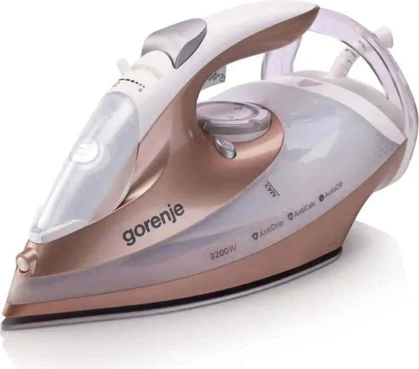 SIH3200WR Dampstrykejern - 3200W, keramisk såle - Gull