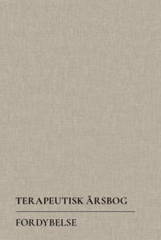 Terapeutisk Årsbog - Fordybelse