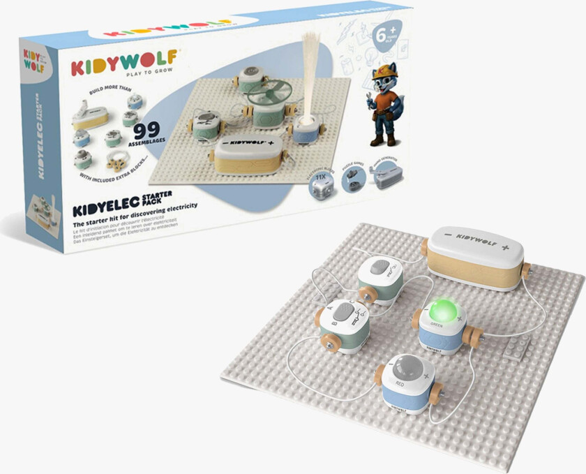 KIDYELEC Eksperiment Mitt Første Elektronikksett - Eksperiment