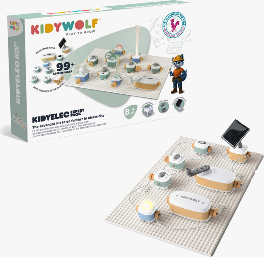 KIDYELEC Eksperiment Mitt Første Elektronikksett Ekspert - Eksperiment