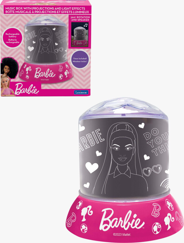 Nattlampe med Projektor & Høyttaler - Nattlamper - Plast