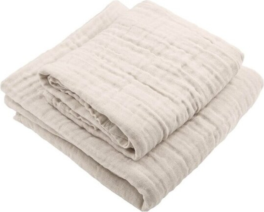 FINE gavepakke med badehåndkle og håndhåndkle stone