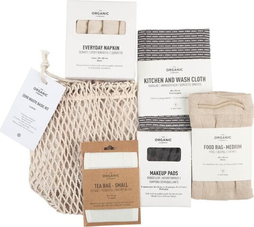 Zero Waste Basic sett klassisk fargemix