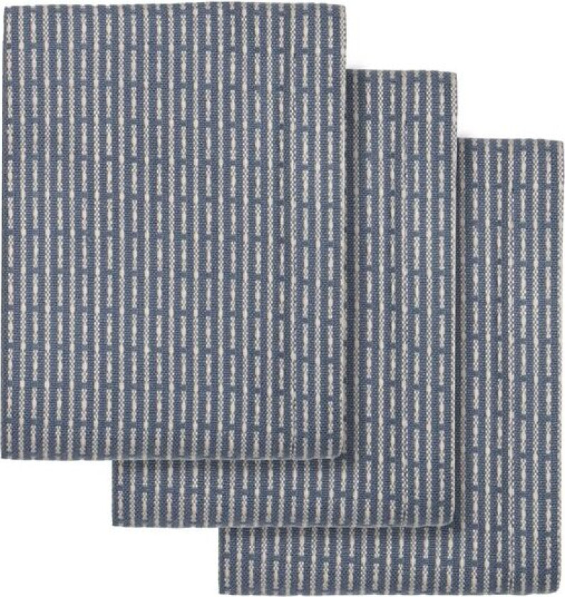 Kjøkkenklut 18x35 cm 3 stk grey blu stone