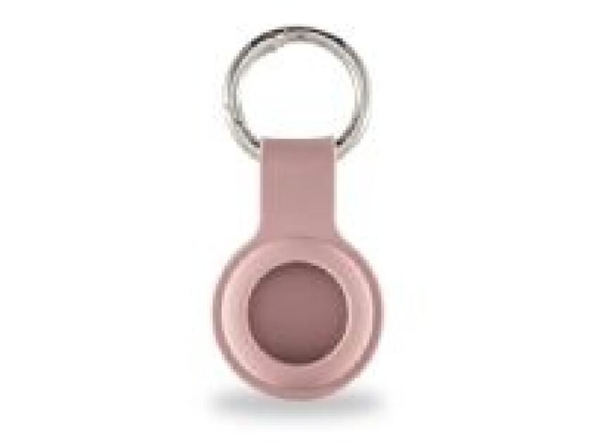 00215627, Etui, Rosa, Key finder case, Silikon, Slagbestandig, Ripebestandig, Apple AirTag