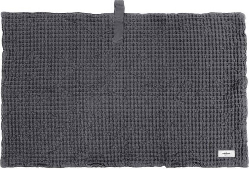 Big Waffle badematte 80x55 cm mørkegrå