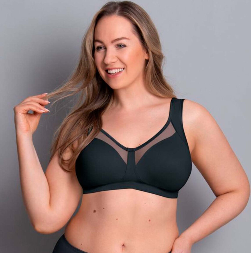 Clara Comfort BH uten bøyle, svart, Størrelse: 85F, Kvinner